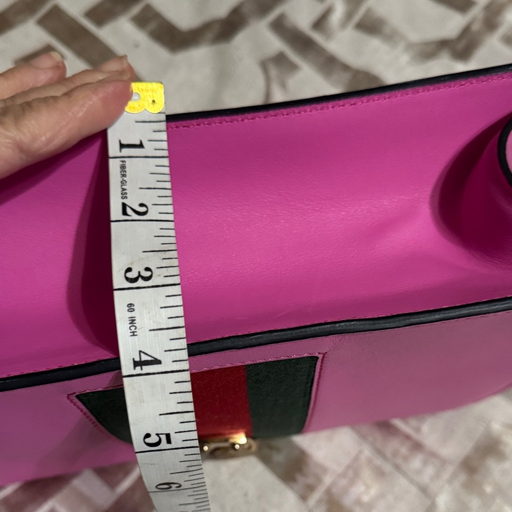 Pink Leather Handbag - Picture 14 of 16